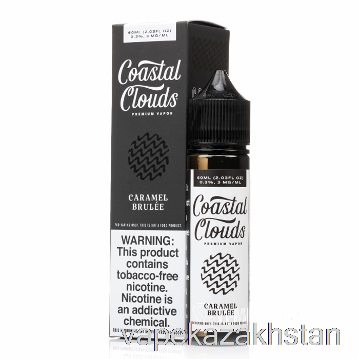 Vape Disposable Caramel Brulee - Coastal Clouds Co. - 60mL 0mg